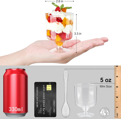 TOFLEN cucharas plástico transparentes para degustaciones
