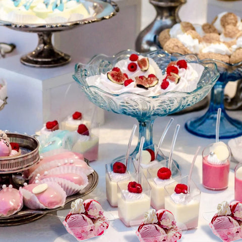 TOFLEN copas mini de postre, ideales para bocadillos y degustaciones en eventos