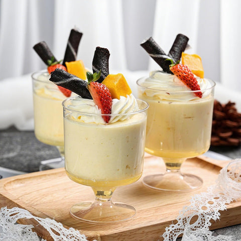 TOFLEN vasos desechables transparentes para catering y eventos