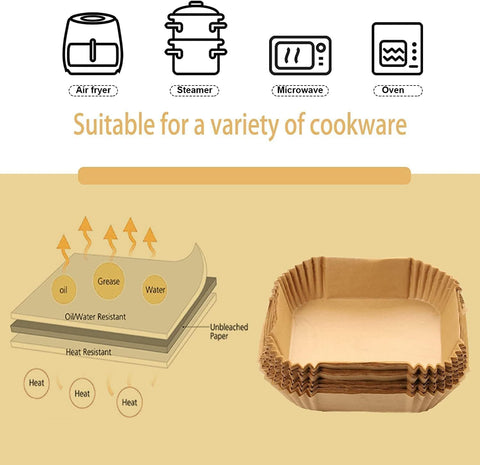 TOGOO papel antiadherente compatible con horno y microondas para cocción rápida.