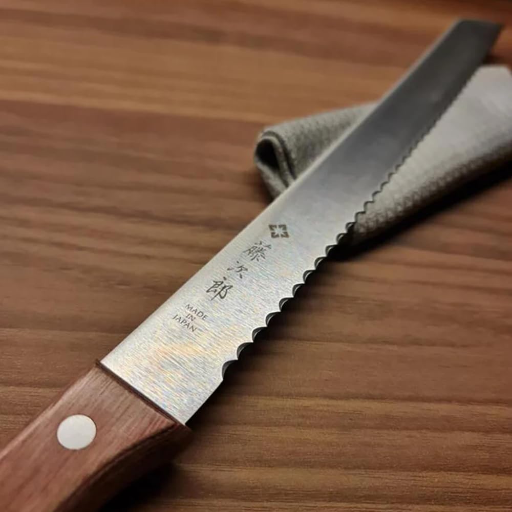 Tojiro cuchillo pan diseño japonés y laminado reforzado para resistencia y durabilidad