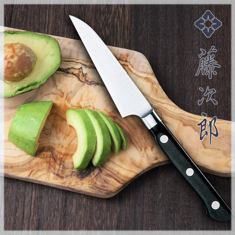 Tojiro DP, hoja de aleación de acero con cobalto, filo duradero para cortes finos.