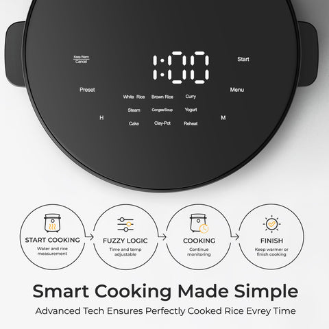 TOKIT Arrocera mini logra arroz esponjoso con tecnología de cocción
