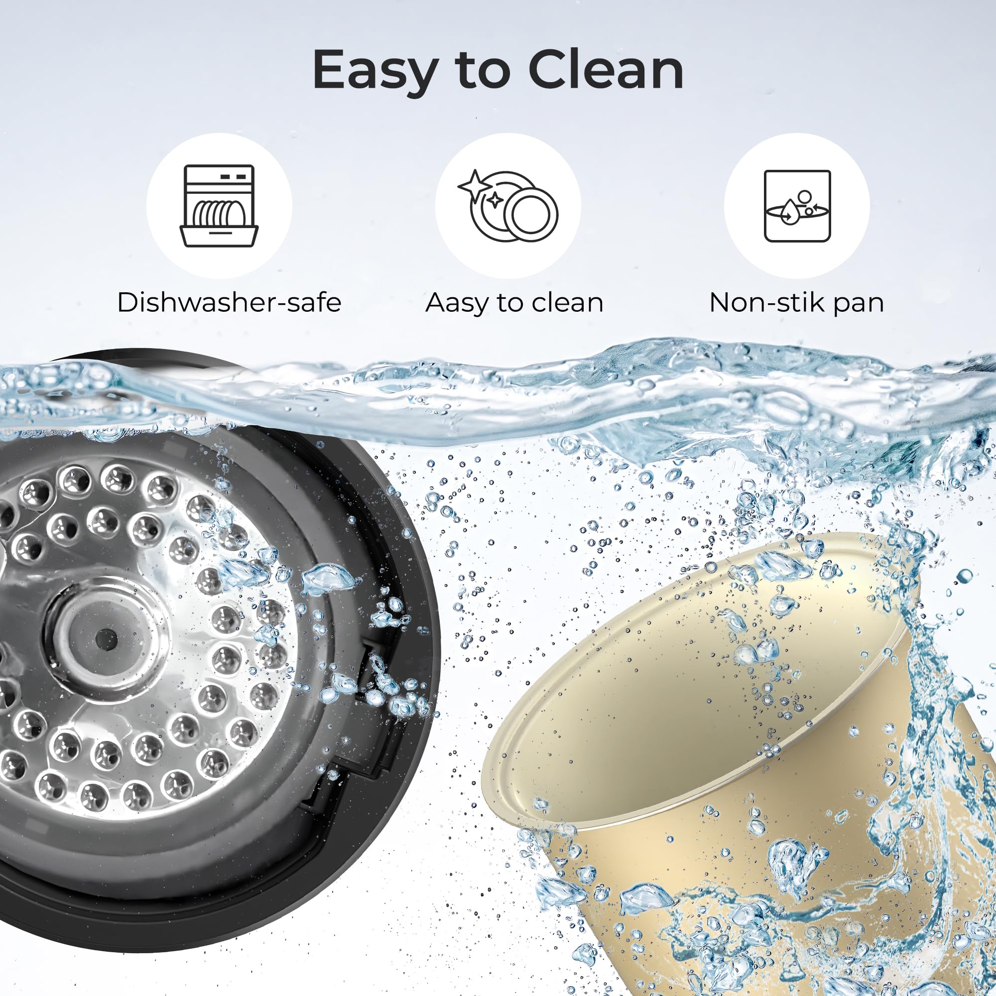 TOKIT Arrocera mini con temporizador de 24 horas para planificar comidas