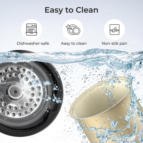 TOKIT Arrocera mini con temporizador de 24 horas para planificar comidas