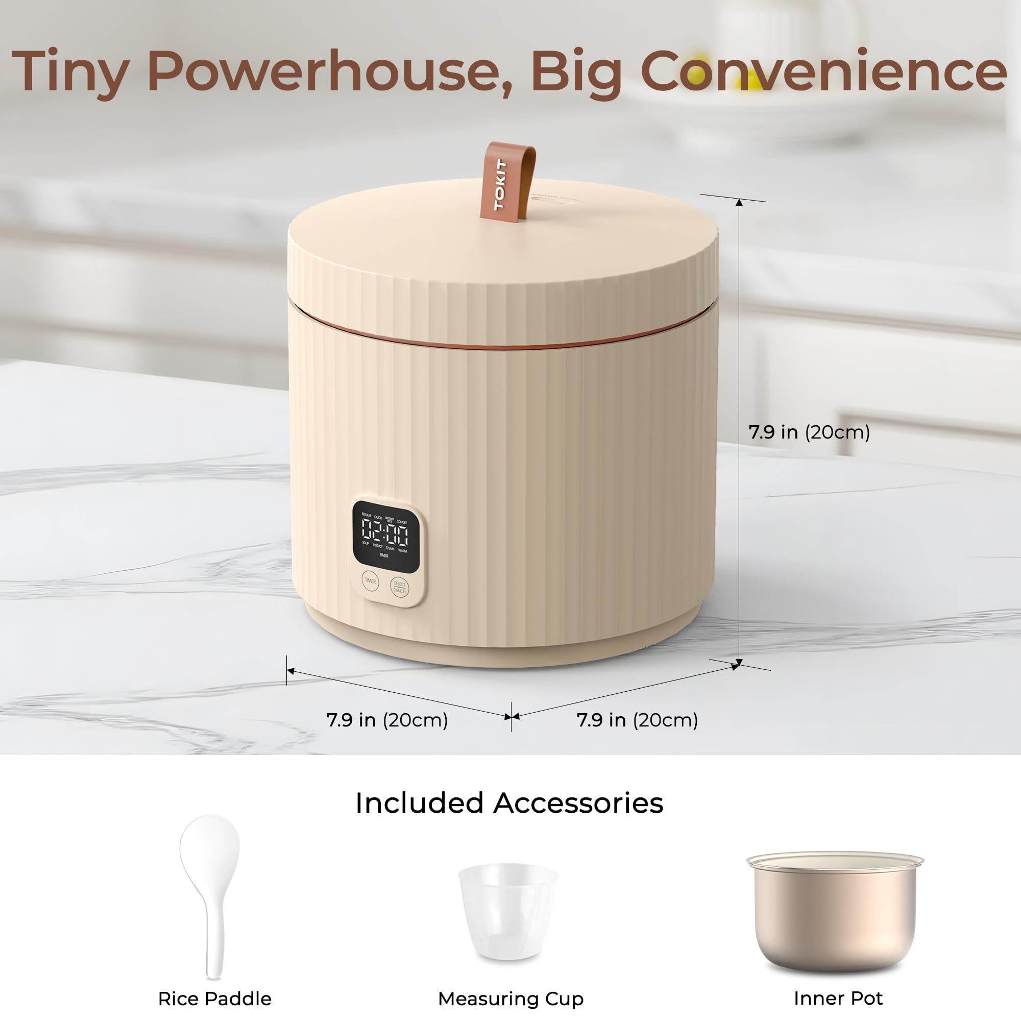 TOKIT arrocera ideal para una o dos personas en casa.