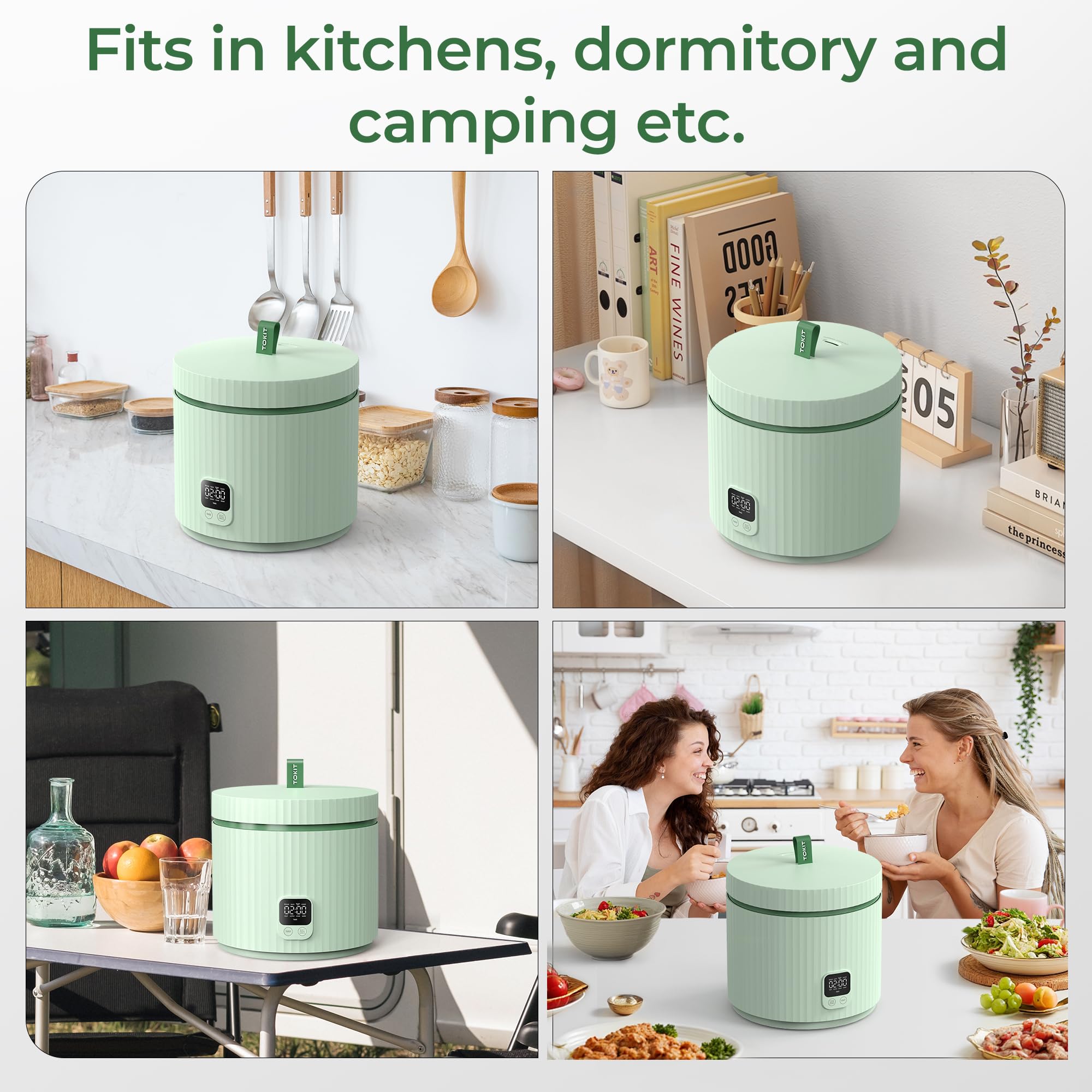 TOKIT diseño compacto, ideal para cocinas pequeñas.