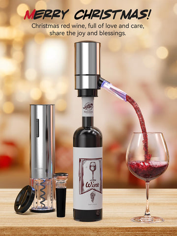 TOMEEM aeración automática al servir realza el sabor del vino.