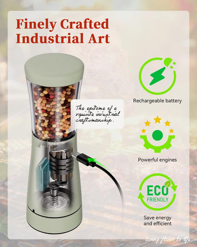 Diseño ergonómico TOMEEM para un agarre cómodo al sazonar.