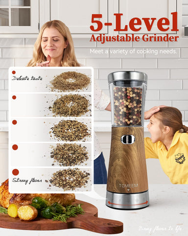 TOMEEM diseño ergonómico tipo reloj de arena para un agarre cómodo