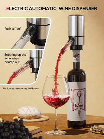 TOMEEM set regalo vino con herramientas en caja elegante.