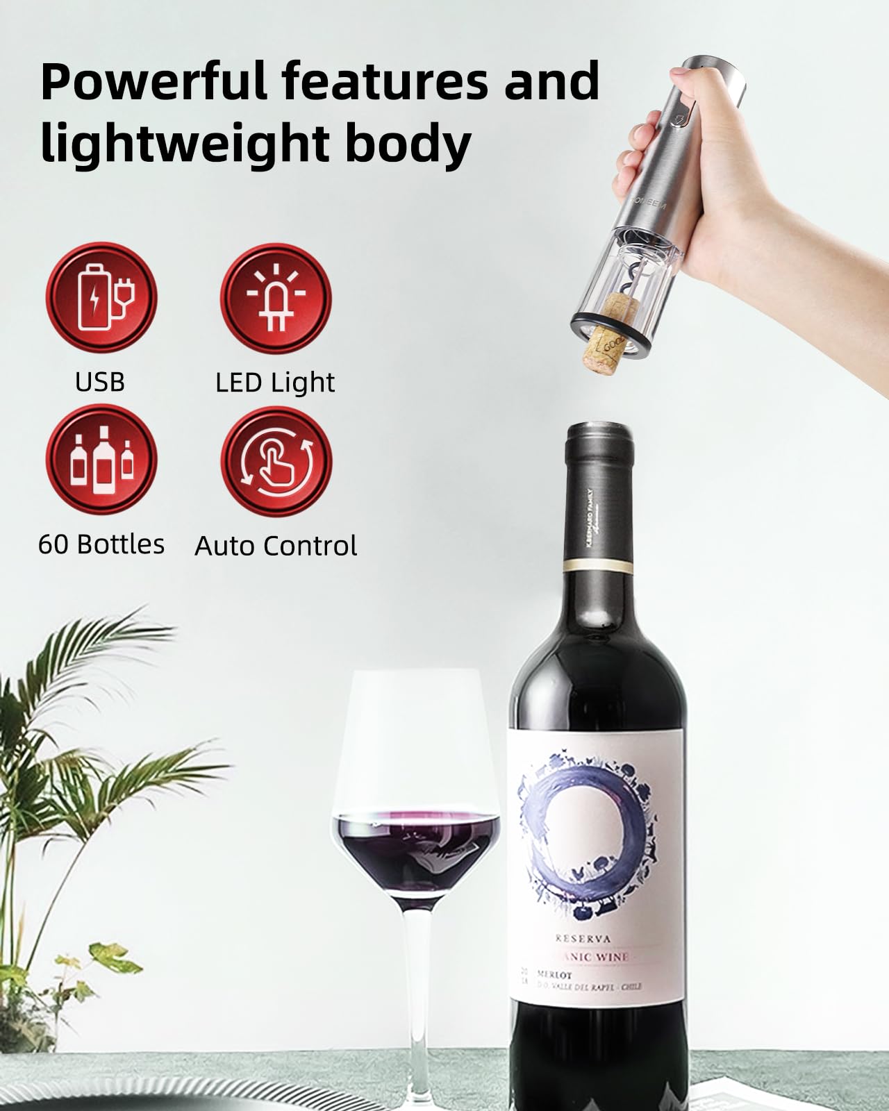 TOMEEM soporte de almacenamiento para el set de vino