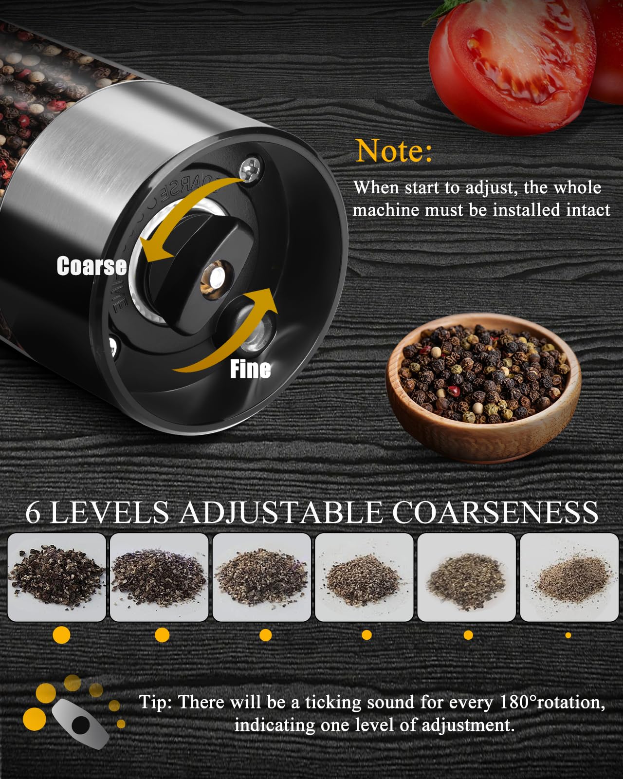 Capacidad de 66 g de Tomentific para uso en varias comidas.