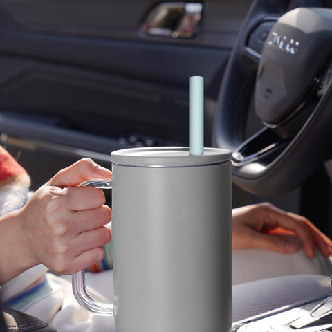 Pajillas Tomorotec de silicona, diseño silencioso para bebidas tranquilas.