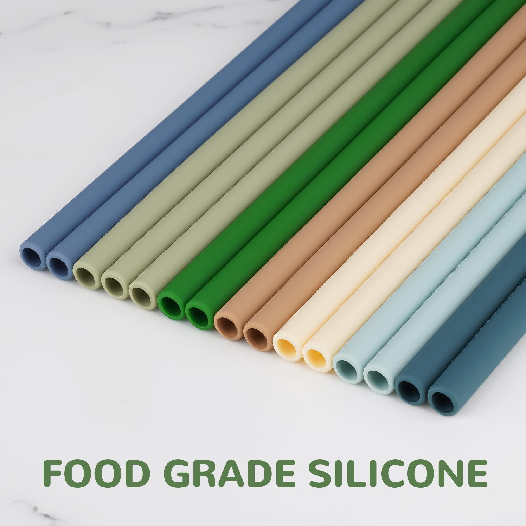 Pajillas de silicona Tomorotec en colores vivos para Stanley, añade estilo a cada bebida.