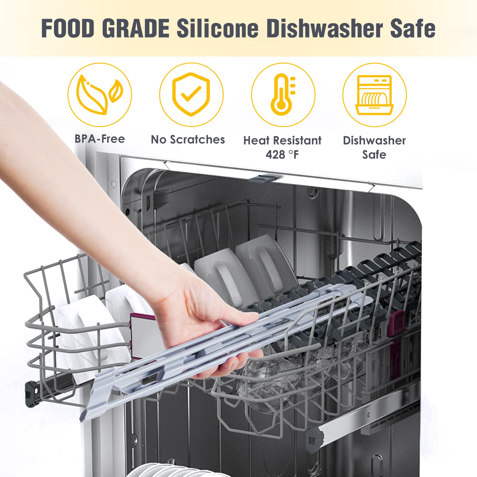 Tomorotec Resistencia al Calor: sirve como salvamanteles para ollas calientes.