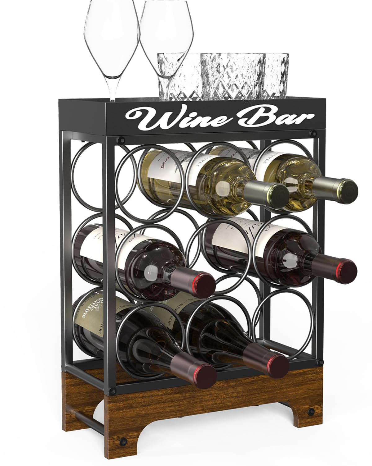 Tomudour encimera 9 botellas: solución compacta para vino diario