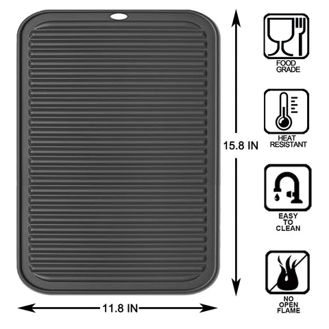 Tonbbow posaplatos extragrande apto para lavavajillas y fácil de limpiar.