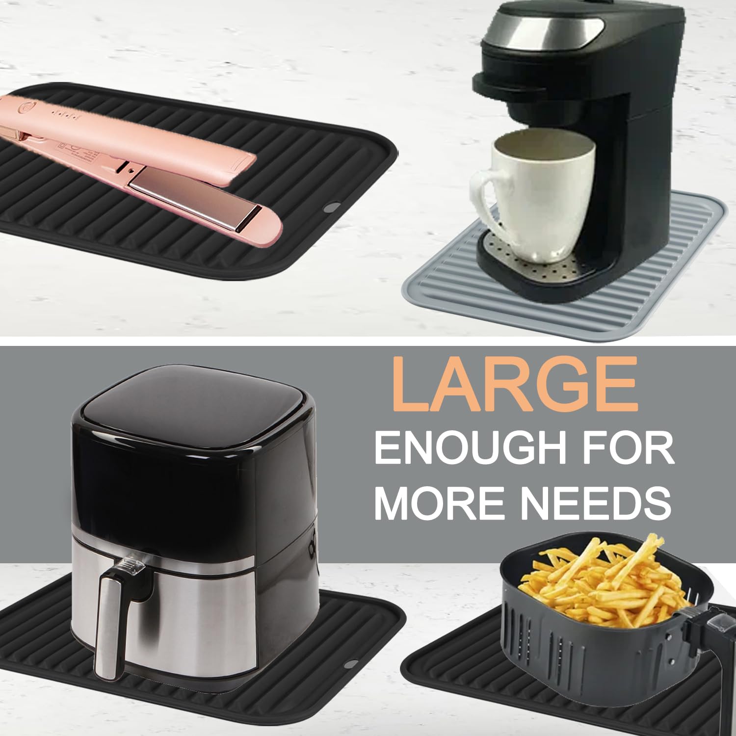 Tonbbow posaplatos extragrande para platos calientes, uso seguro en la cocina.