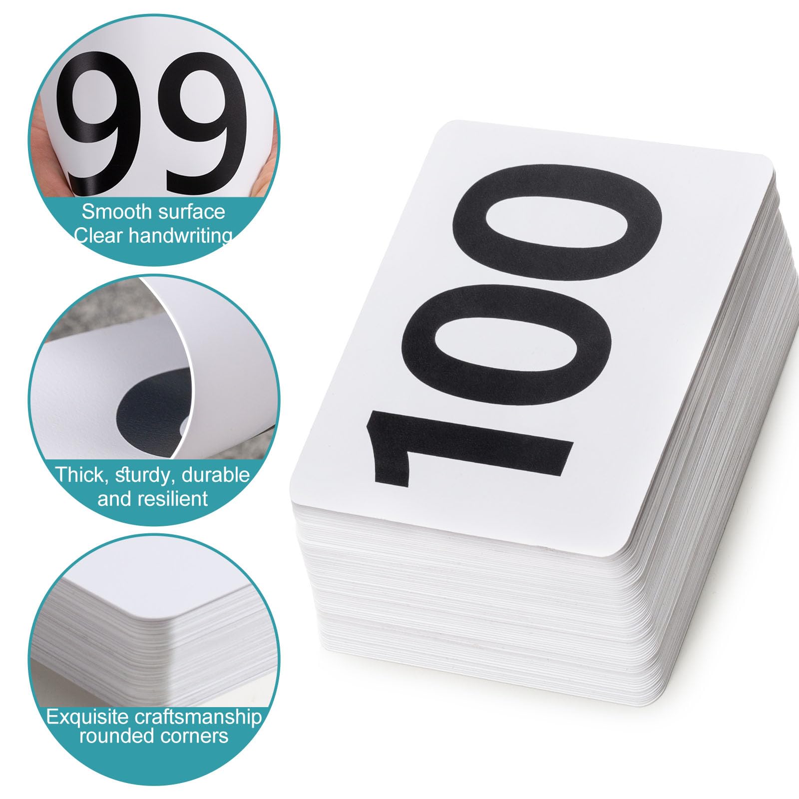 Toncoo números de mesa para bodas y restaurantes, aspecto profesional.