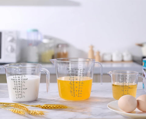 Tongjude conjunto tazas medidoras y cucharas para medir con precisión
