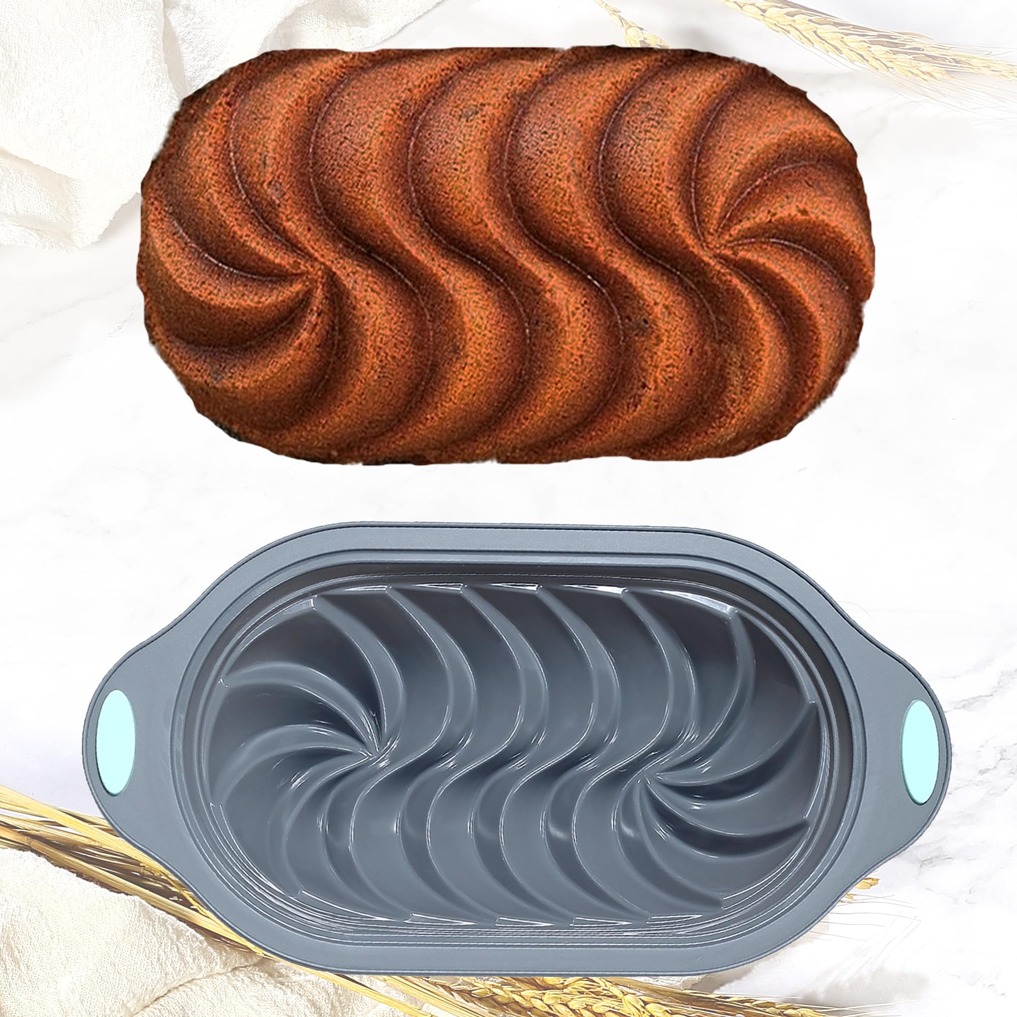 Tongjude molde de silicona para pastel de carne con desmolde sencillo
