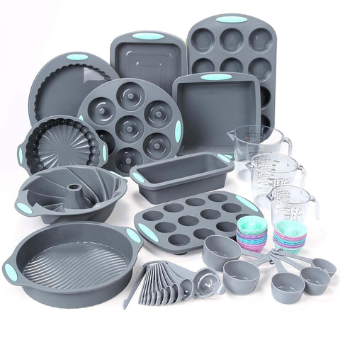 Tongjude moldes silicona 54 piezas, desmolde fácil y seguro para repostería