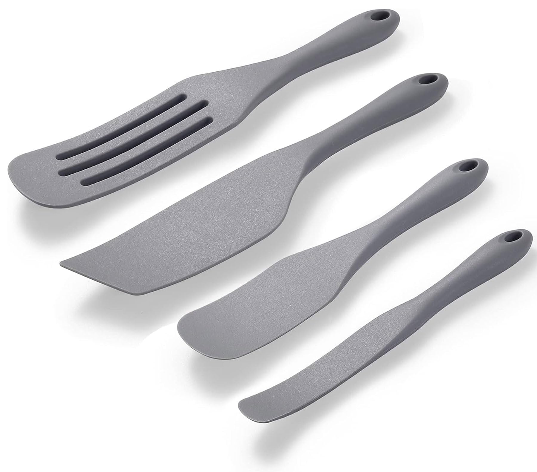 Tongjude set de espátulas de silicona para usos múltiples, ideal para saltear y servir.
