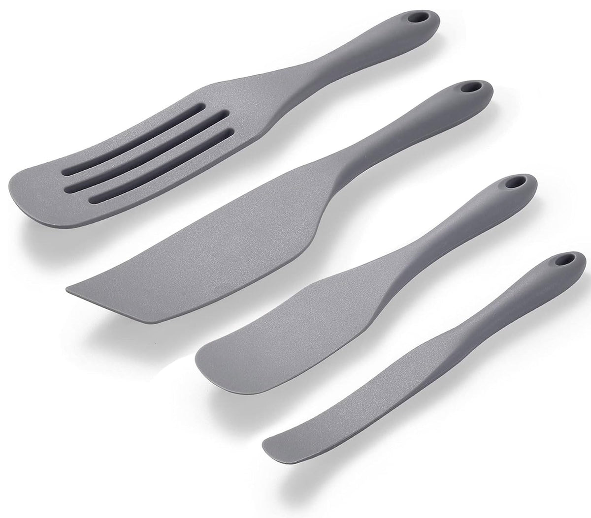 Tongjude set de espátulas de silicona para usos múltiples, ideal para saltear y servir.