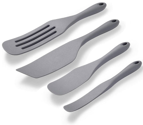 Tongjude set de espátulas de silicona para usos múltiples, ideal para saltear y servir.