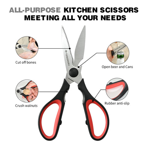 TONGMARU tijeras de cocina con corte preciso y control.