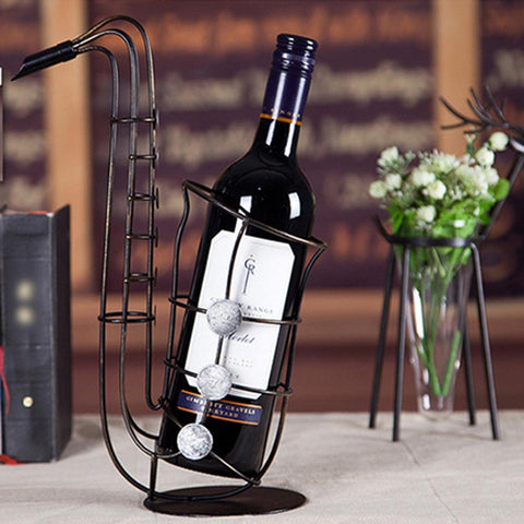 Estante para barra o cocina Tooarts saxofón para botellas