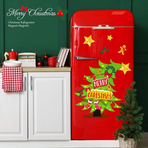 TOODOO imán navideño creativo, permite montar tu árbol en la nevera.