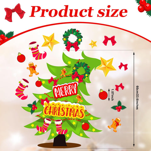 TOODOO pegatinas navideñas para nevera, colección multicolor para combinar.