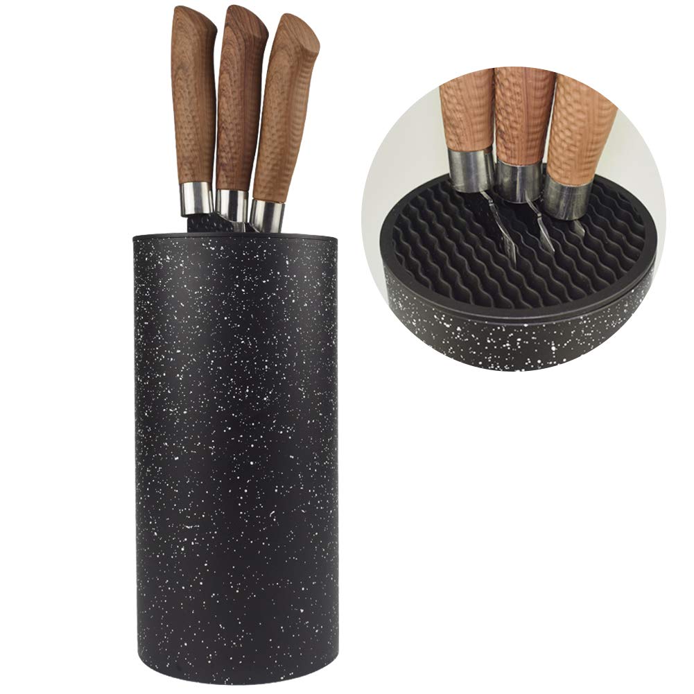 Toosbuc porta-cuchillos universal, cilindro elegante para ordenar cuchillos en la encimera