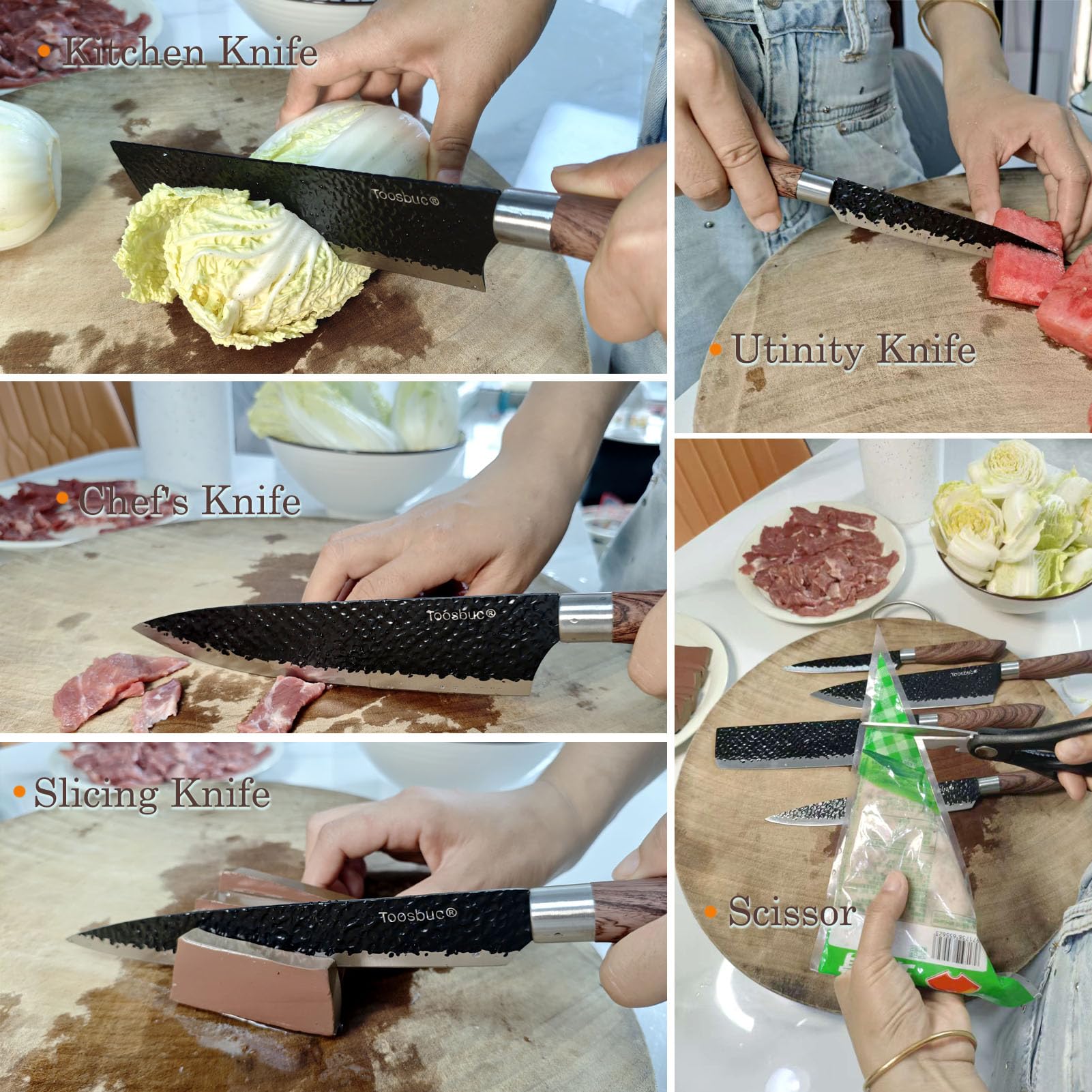 Toosbuc tijeras cocina 8-7 pulgadas, recorte preciso de hierbas y alimentos