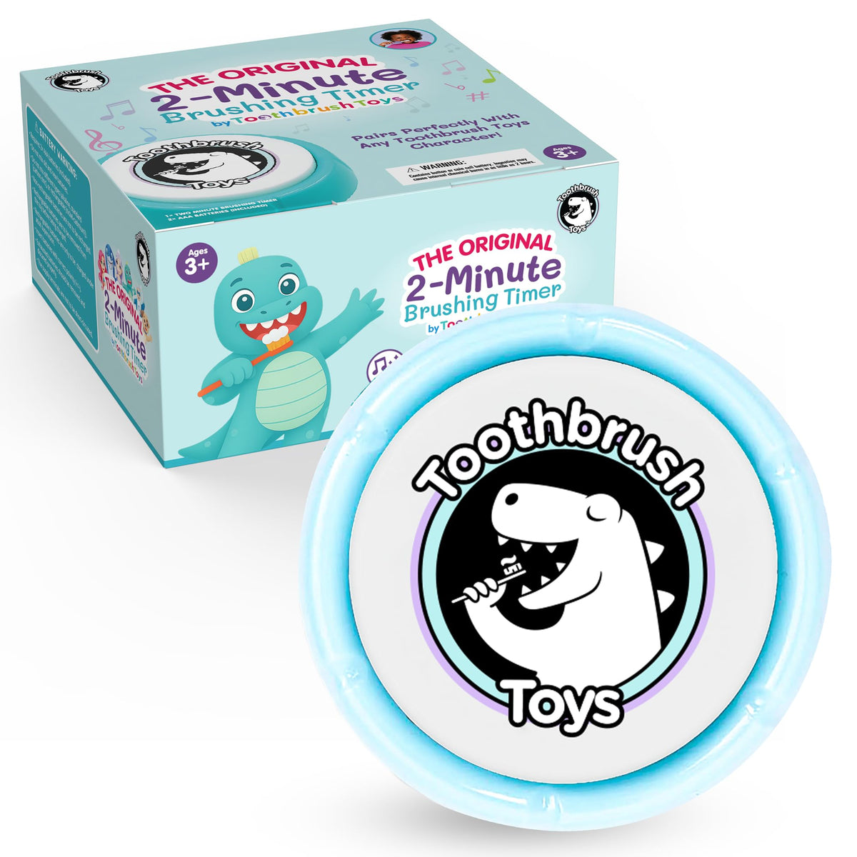 Toothbrush Toys temporizador de dos minutos con luz para cepillado divertido