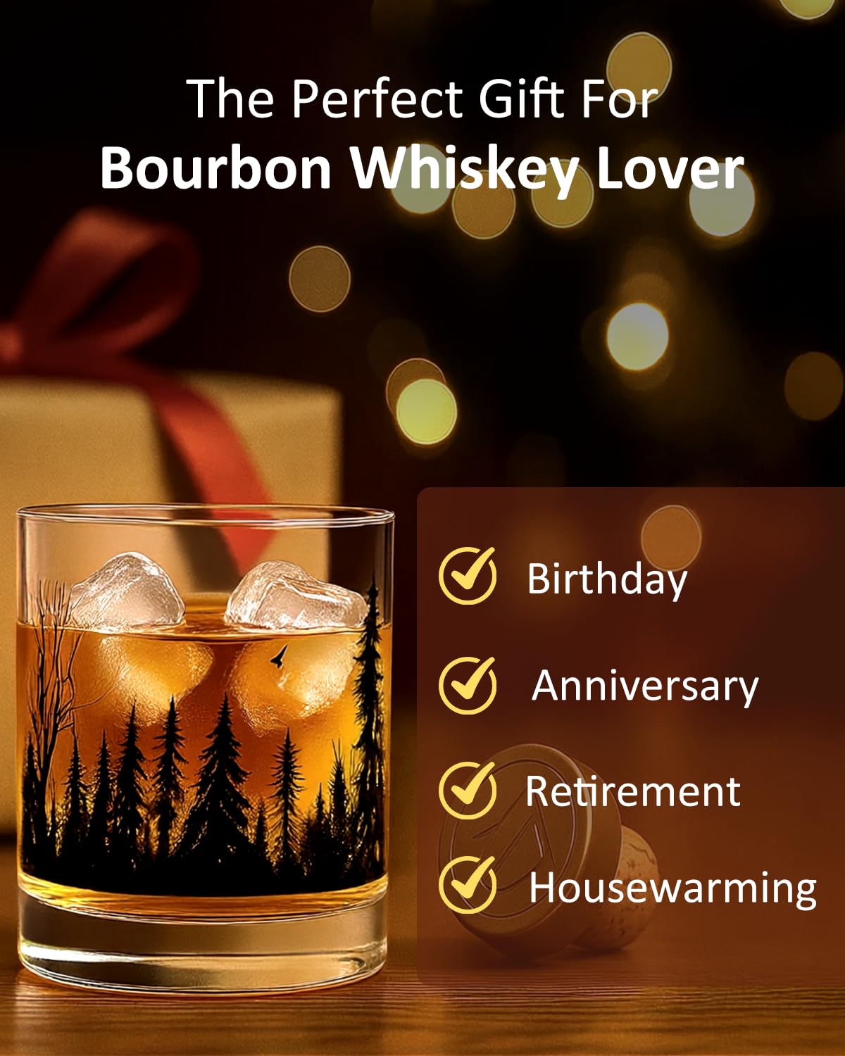Vasos TOOWELL, juego de dos, regalo ideal para amantes del whisky.
