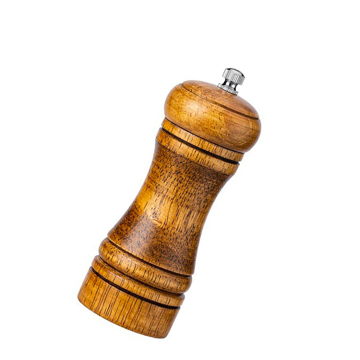 Toowoom molinillo pimienta 5 pulgadas en madera natural, control preciso del grosor para carnes y ensaladas