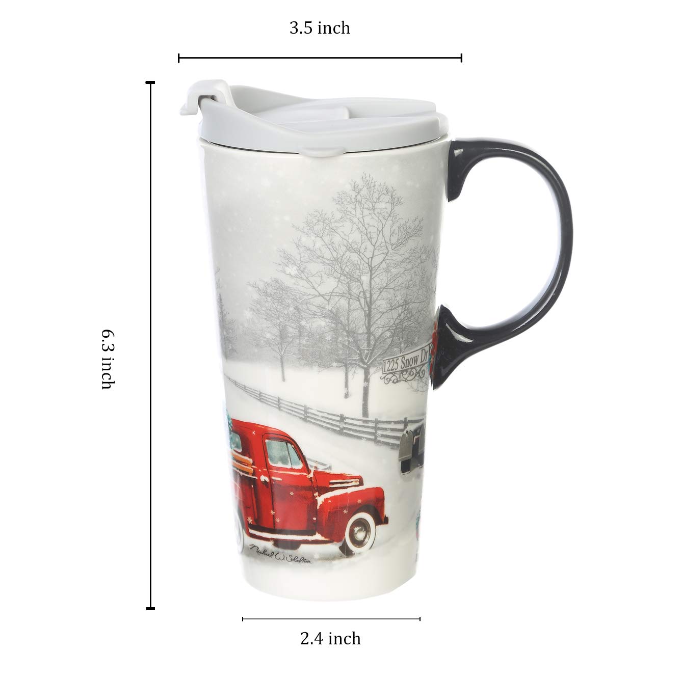 Topadorn taza apta microondas retirar tapa para calentar rapidamente.