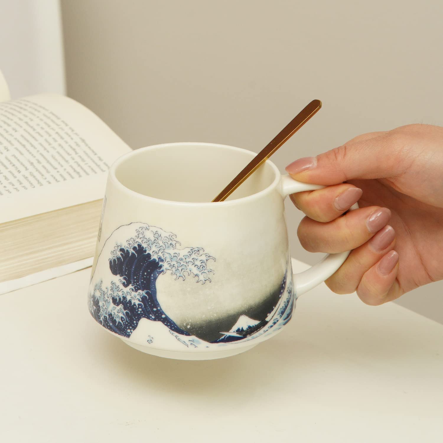 Topadorn Taza apta para lavavajillas, limpieza sencilla.