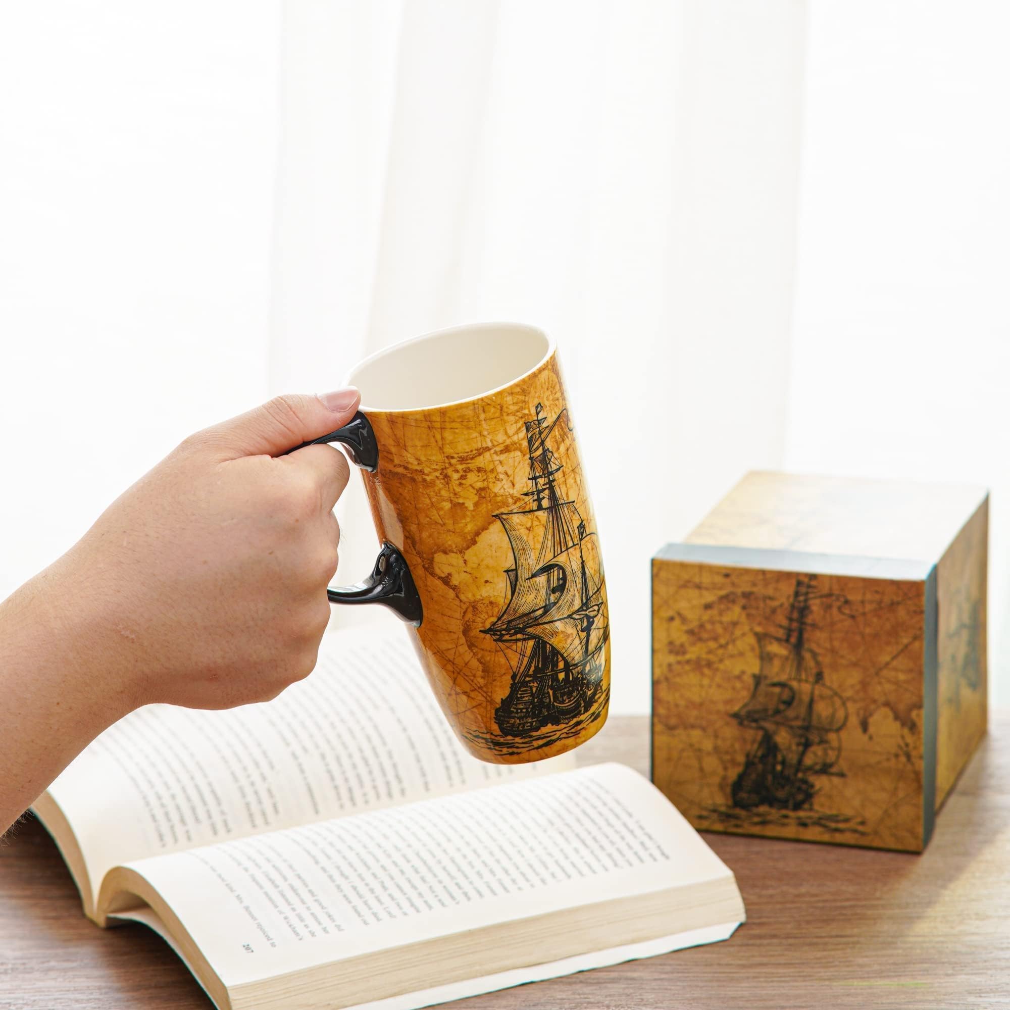Topadorn taza cerámica apta para microondas y lavavajillas