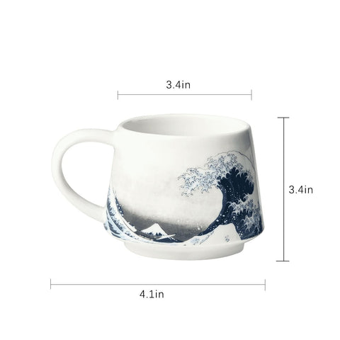 Topadorn taza cerámica de 12 onzas para bebidas calientes