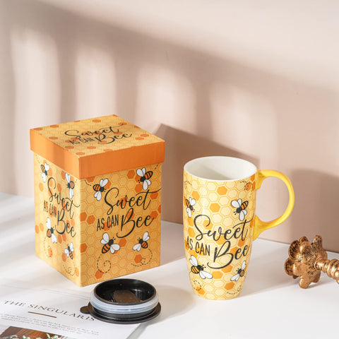 Topadorn taza apta para microondas, facilita recalentado rápido de tus bebidas.