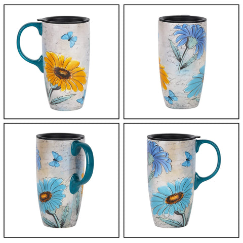 Topadorn taza para llevar, ideal para cafe o te durante el día.