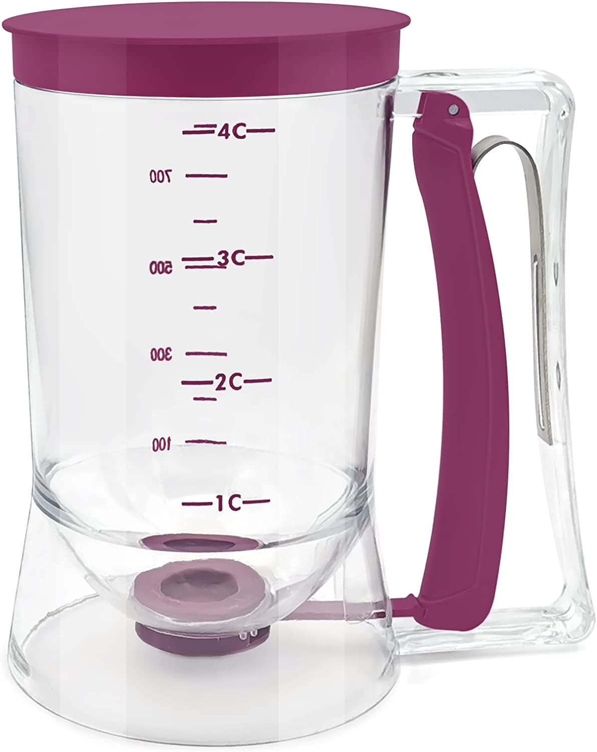 Toparad dispensador de 900 ml ideal para cupcakes y masas diversas