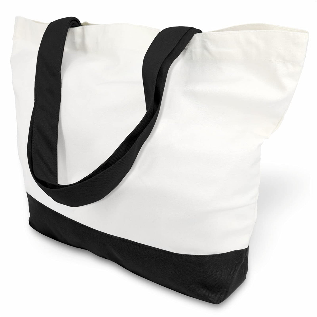TOPDesign bolsa de lona gigante para compras y proyectos creativos.