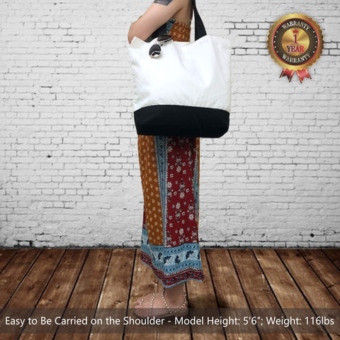 TOPDesign bolsa de dos tonos lista para personalizar con arte.