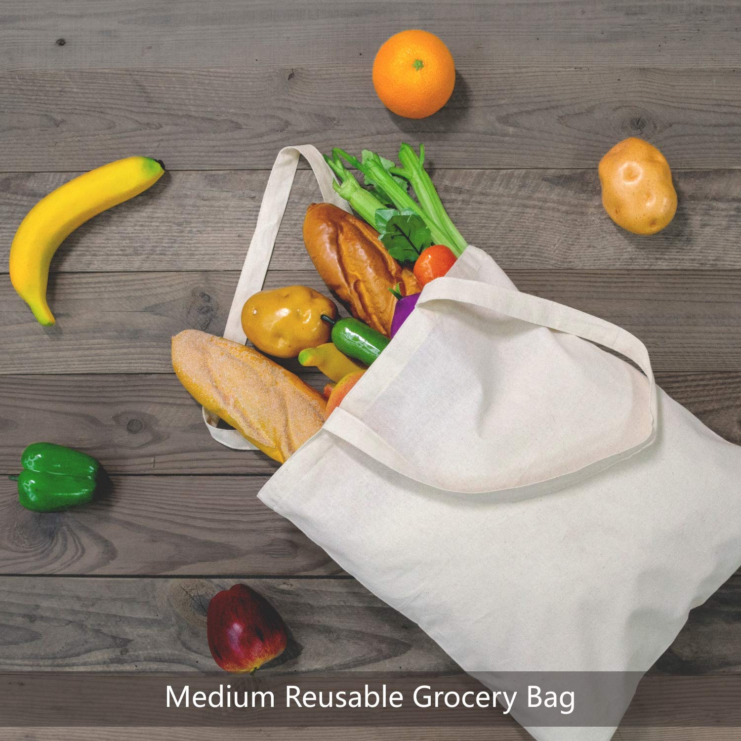 TOPDesign bolsa tote algodón, decoración casera, apta para pintar y bordar