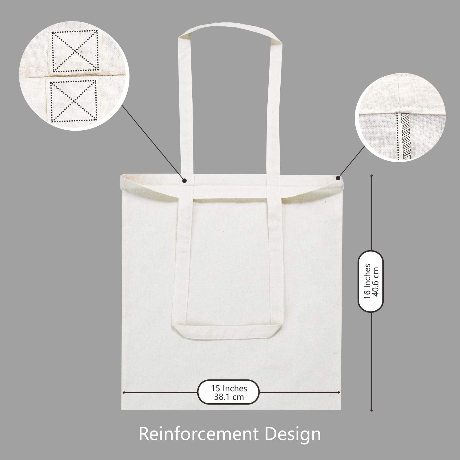 TOPDesign bolsa tote algodón, regalo ecológico para fiestas y eventos